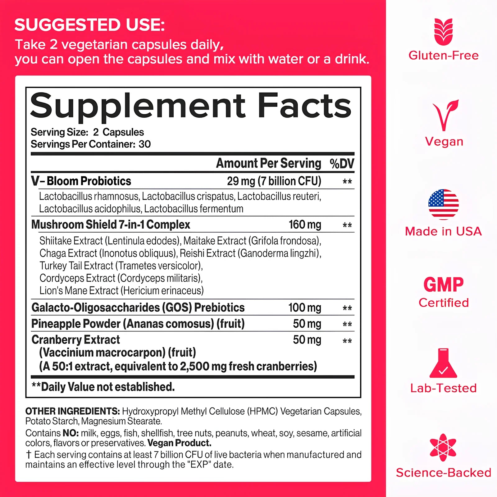Vaginal Probiotic Capsules